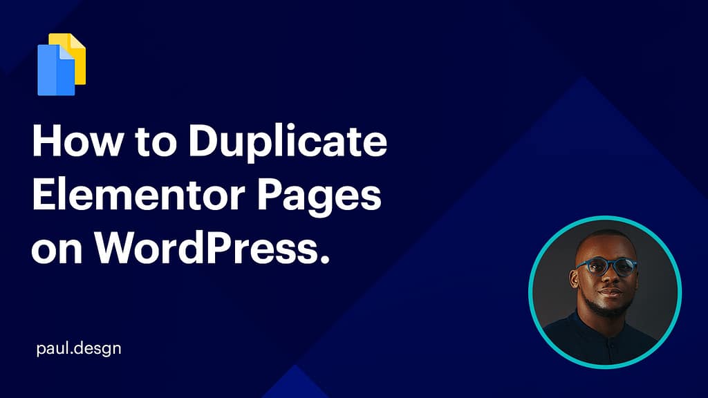 How to duplicate elementor pages wordpress