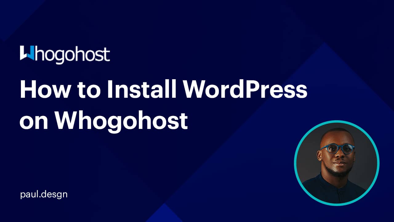 How to Install Wordpress on Whogohost